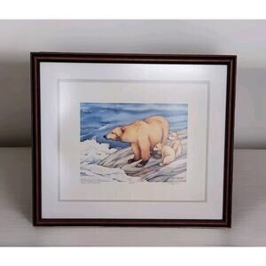Mary Croxton Alaska Limited Edition Signed Lithograph "Fast‎ Food Corner"